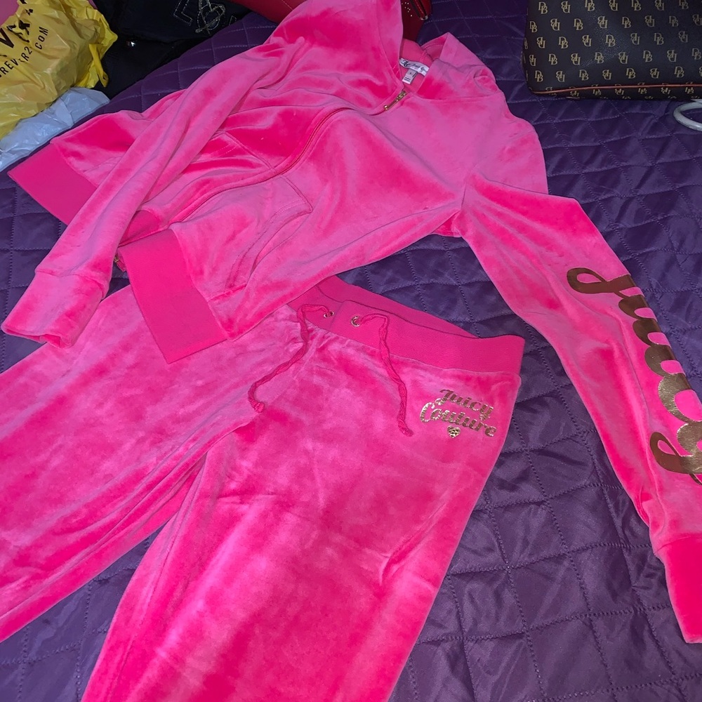 Juicy couture matching set sweater and sweats